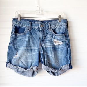 Old Navy Malibu Semi-Distressed Boyfriend Shorts